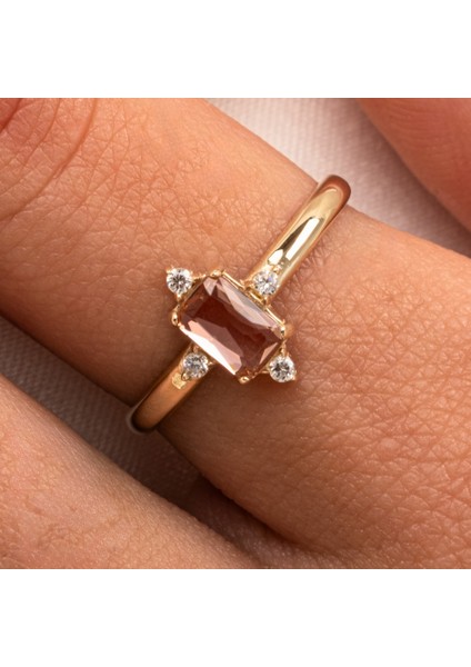 Gümüş Yüzük - Gümüş Yüzük - Octagon Kesim Zultanit Taşlı 0.95 Karat Pırlanta Montorü 925 Ayar Gümüş Yüzük modelleri