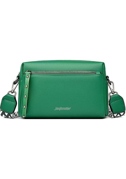 2025 New Small Square Bag Wide Shoulder Strap Fast Shoulder Bag Premium Rivet Cross Border Large Capacity Women's Bag Crossbody Bag (Yurt Dışından)