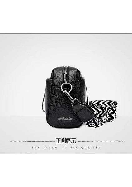 2025 New Small Square Bag Wide Shoulder Strap Fast Shoulder Bag Premium Rivet Cross Border Large Capacity Women's Bag Crossbody Bag (Yurt Dışından)
