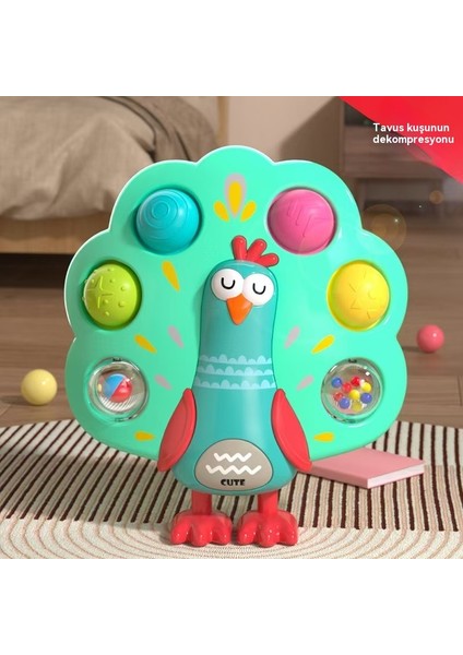 Bebek Çocukların Oyuncağı Peacock Bastırıyor Bubble Müzikçi Cricket Bebek Puzzle Finger Eğitim Müzik Oyunu (Yurt Dışından) modelleri