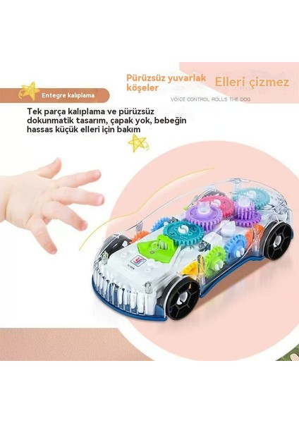 Çocukların Ebeveynler ve Çocukların Etkileşimli Açık Aletleri Evrensel Yürüyen Işıklı Müzik Elektrik Oyuncak Arabası Modeli Yarışıyor. (Yurt Dışından)