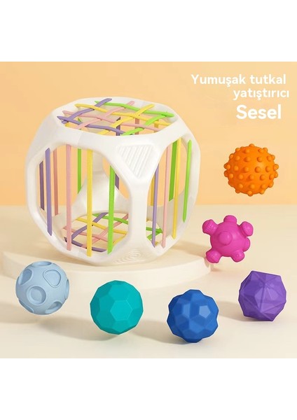 Sai Sai Le Baby Oyunu 0-1 Yaşlı Parmak Fine Rainbow Sai Sai Le Baby Puzzle Elasticity Exploration Box Hole (Yurt Dışından)