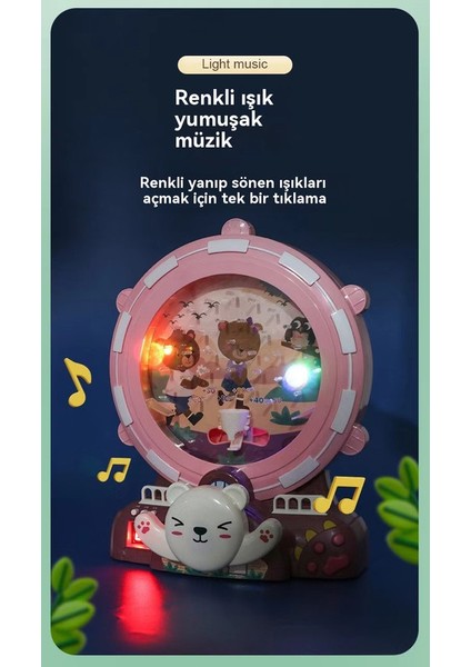 Çocukların Oyuncağı Ferris Tekerlekli Pinball Makinesi Elektriksel Eğitim Bulmacaları Geliştirme Masaüstü Oyunu Masaüstü Oyunu Kutlama Makinesi (Yurt Dışından)