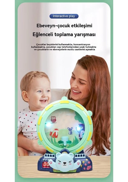 Çocukların Oyuncağı Ferris Tekerlekli Pinball Makinesi Elektriksel Eğitim Bulmacaları Geliştirme Masaüstü Oyunu Masaüstü Oyunu Kutlama Makinesi (Yurt Dışından)