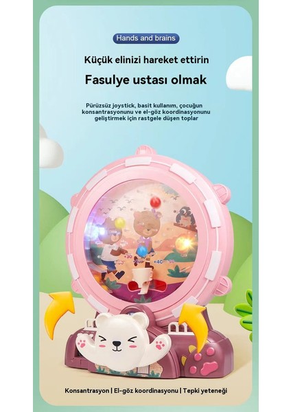 Çocukların Oyuncağı Ferris Tekerlekli Pinball Makinesi Elektriksel Eğitim Bulmacaları Geliştirme Masaüstü Oyunu Masaüstü Oyunu Kutlama Makinesi (Yurt Dışından)