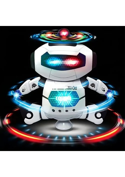 Uzay Elektrik Dans Robotları, Işık, Müzik, 360° Dönüşü, Otomatik Dans, Evrensel Seyahat, Çocukların Oyuncağı (Yurt Dışından)