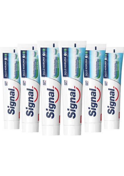 Diş Macunu Çürüklere Karşı Nane Ferahlığı 120 ml X6 Adet