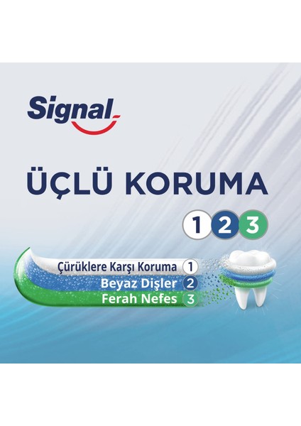 Diş Macunu Çürüklere Karşı Nane Ferahlığı 120 ml X6 Adet
