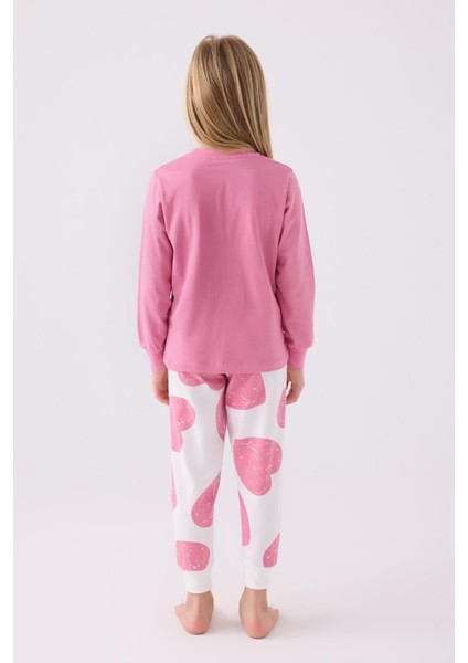 3470 Garson Sweet Little Princess Kız Çocuk Uzun Kol Pijama Takım