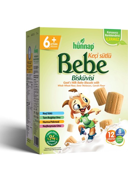 Keçi Sütlü Bebe Bisküvisi 400 gr