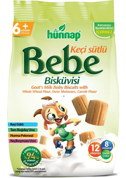 Keçi Sütlü Bebe Bisküvisi 400 gr