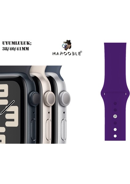 Apple Watch Tüm Kordon Çeşitleri Tüm Apple Watch Modelleriyle Uyumlu (38-40-41 Mm)