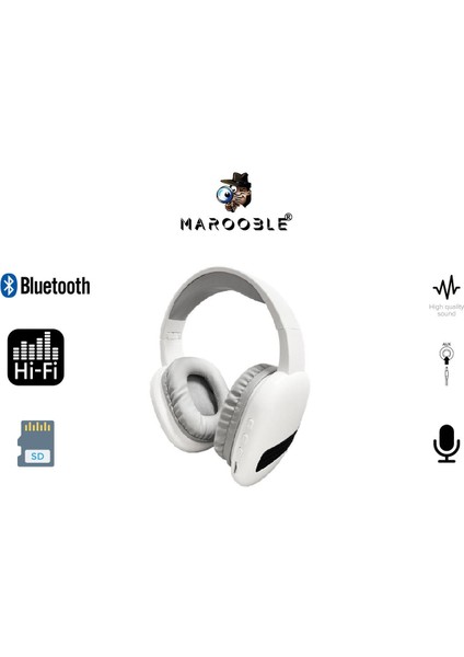 Bluetooth Kulaklık Wıreless Kablosuz Kulak Üstü Kulaklık