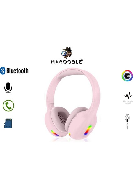 Aır Max Rgb Leg Lıght Kulak Üstü Kablosuz Kulaklık