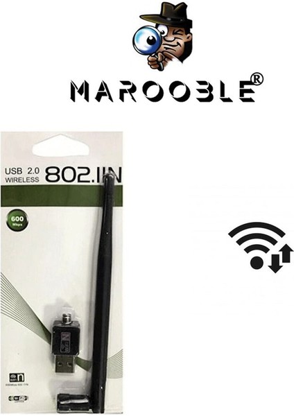 600 Mbps Wifi Alıcıları Uyumlu USB Wifi Anten Wifi 5 Dbi Çubuk Antenli Model fiyatları