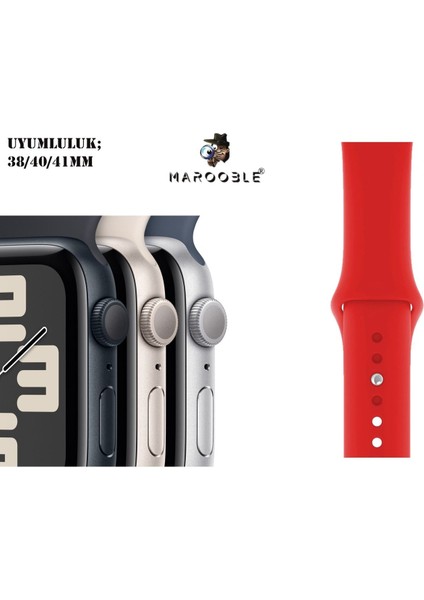 Apple Watch Tüm Kordon Çeşitleri Tüm Apple Watch Modelleriyle Uyumlu (38-40-41 Mm)