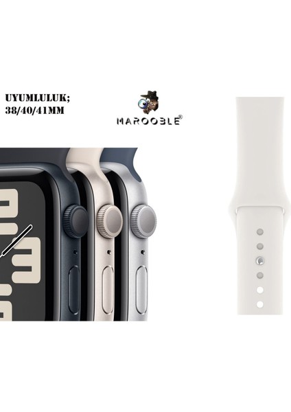 Apple Watch Tüm Kordon Çeşitleri Tüm Apple Watch Modelleriyle Uyumlu (38-40-41 Mm)