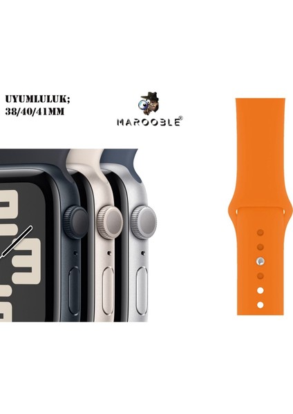 Apple Watch Tüm Kordon Çeşitleri Tüm Apple Watch Modelleriyle Uyumlu (38-40-41 Mm)