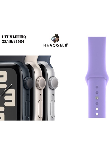 Apple Watch Tüm Kordon Çeşitleri Tüm Apple Watch Modelleriyle Uyumlu (38-40-41 Mm)