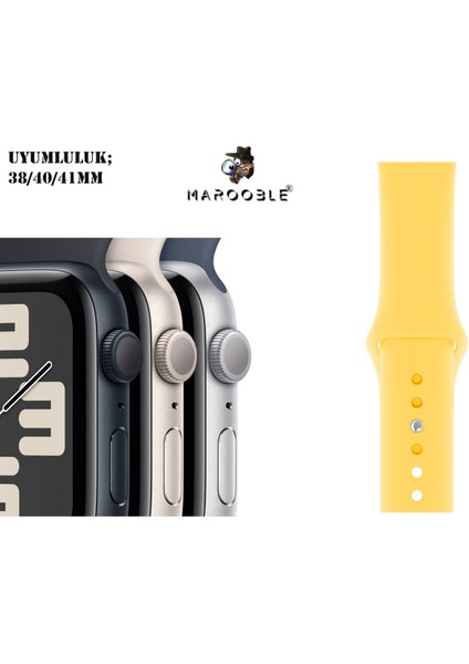 Apple Watch Tüm Kordon Çeşitleri Tüm Apple Watch Modelleriyle Uyumlu (38-40-41 Mm)