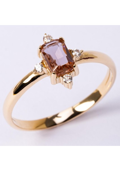 Zultanit Altın Yüzük - 14 Ayar Altın 0.95 Karat Radyant Kesim Zultanit Taşlı Evlilik Teklifi Yüzüğü fırsatları