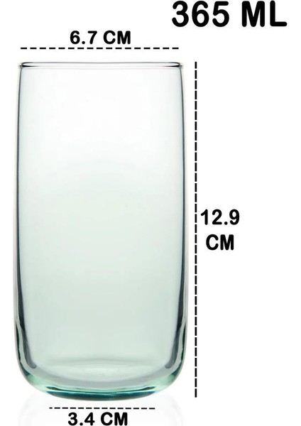 420805 Aware Iconic 365 ml Cam 4lü Su Meşrubat Bardağı Takımı indirimleri