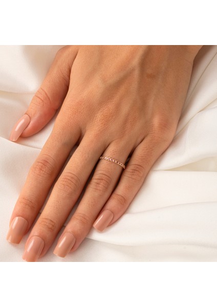 Altın Yüzük - Altın Yüzük - 0.30 Karat Ruby Taşlı Yarım Tur 14 Ayar Hediye Altın Yüzük indirimleri