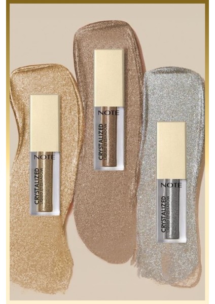 Crystalized Liquid Eyeshadow Likit Metalik Göz Farı - 07 Golden Theory