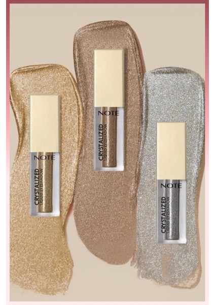 Crystalized Liquid Eyeshadow Likit Metalik Göz Farı - 04 Pink Bouquet
