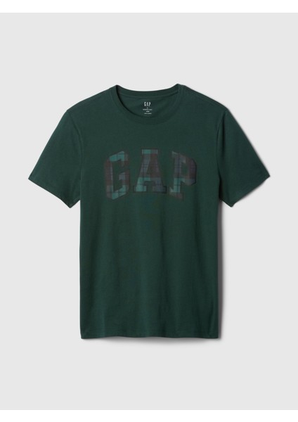 Erkek Koyu Yeşil Everyday Soft Gap Logo T-Shirt