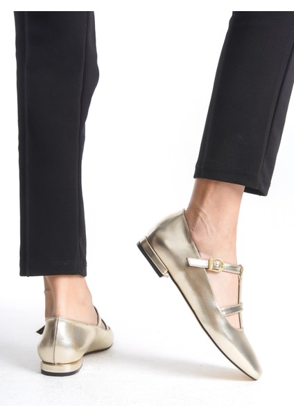 Berry Altın Metalik Kadın Babet fırsatları