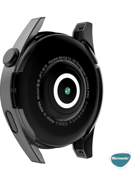Huawei Watch Gt5 46MM Kılıf 360 Full Round Soft Silicone Gri