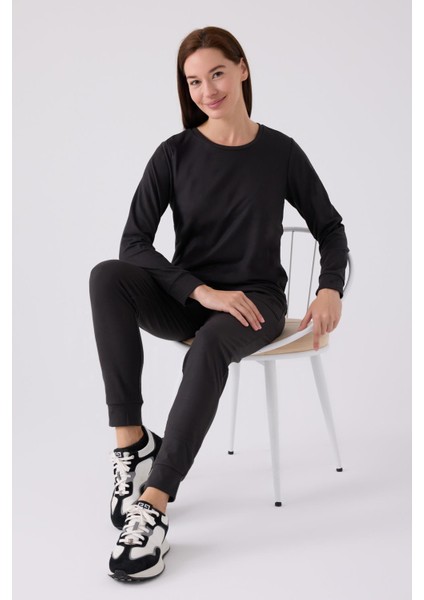 8925 Embroidered Kadın Uzun Kol Pijama Takım