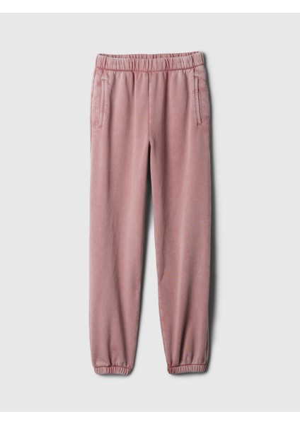 Kadın Pembe High Rise Boyfriend Jogger Eşofman Altı modelleri