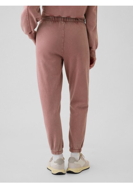 Kadın Pembe High Rise Boyfriend Jogger Eşofman Altı fırsatları