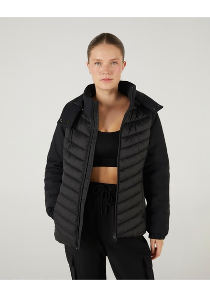 W Outerwear Padded Jacket Kadın Siyah Mont S242042-001