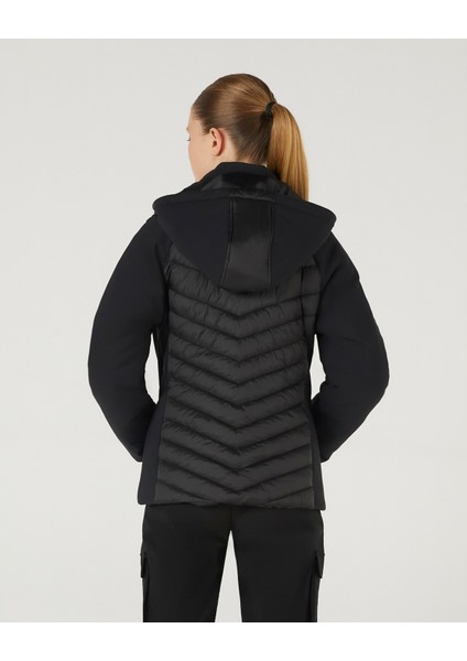W Outerwear Padded Jacket Kadın Siyah Mont S242042-001 modelleri