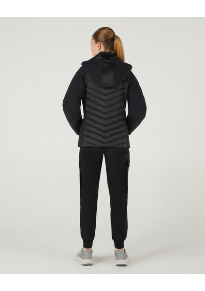 W Outerwear Padded Jacket Kadın Siyah Mont S242042-001 indirimleri