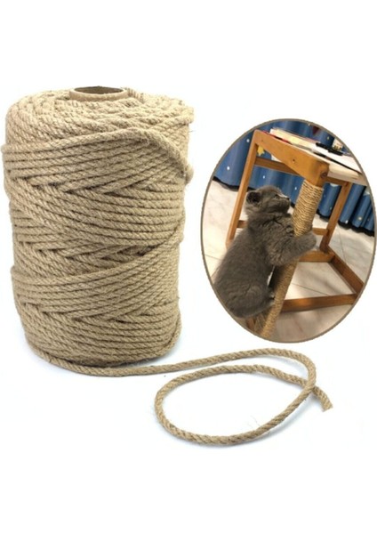 Tekno Trust Kedi Tırmalama Ipi 4 mm x 15 Metre