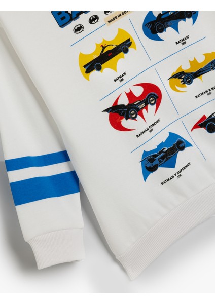 Batman Kapşonlu Sweatshirt Lisanslı Uzun Kollu Şardonlu modelleri