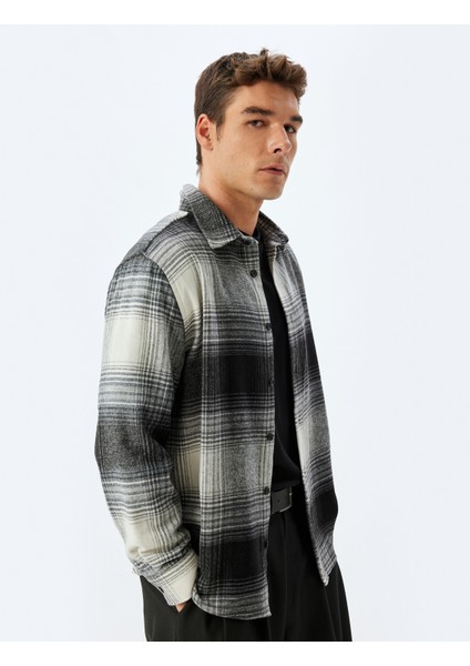 Oduncu Gömleği Uzun Kollu Pamuk Karışımlı modelleri