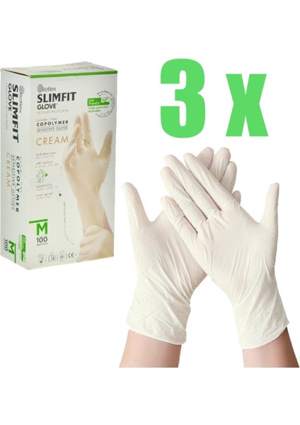 Slimfit Muayene Eldiven 3X100AD