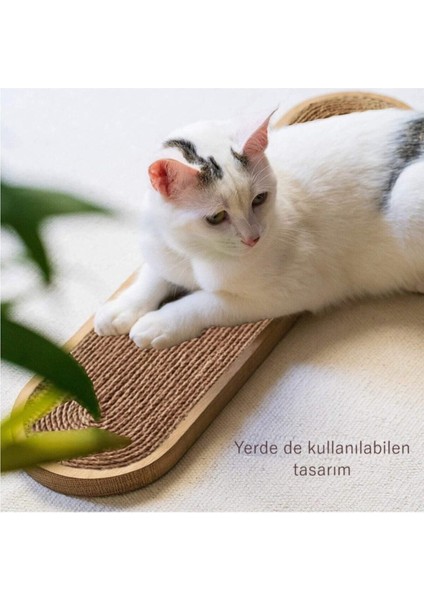 Bej Ahşap Duvara Monte Kedi Tırmalama Tahtası, Şık ve Doğal Tasarım fırsatları