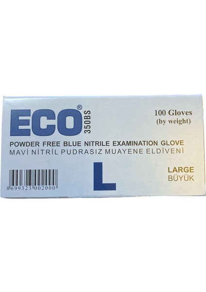 Mavi Nitril Pudrasız Çok Amaçlı Eldven 1 Koli (20 Paket 100 Lü )