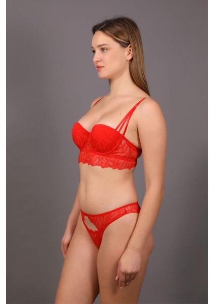 4166 Dantelli Bralet Sütyen Takım modelleri