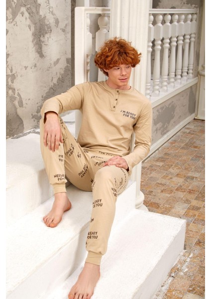 5355 Erkek Uzun Kollu Pijama Takımı