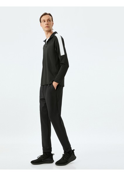 Beli Bağcıklı Cep Detaylı Jogger Scuba Kumaş Spor Eşofman Altı fiyatları
