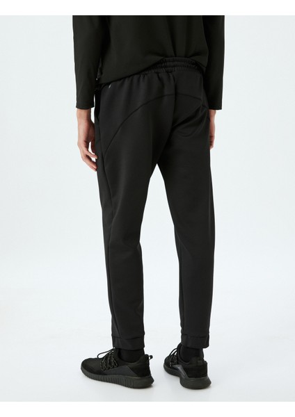 Beli Bağcıklı Cep Detaylı Jogger Scuba Kumaş Spor Eşofman Altı fırsatları
