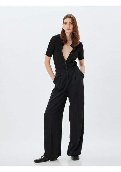 Polo Yaka Triko Yelek Kısa Kollu fiyatları