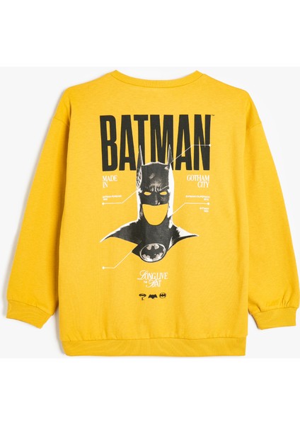 Batman Sweatshirt Lisanslı Baskılı Uzun Kollu Pamuklu fiyatları